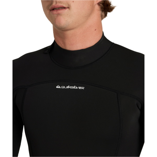 2026 Quiksilver Mens Prologue+ 3/2mm Back Zip Flatlock Wetsuit 25AW213514 - Black